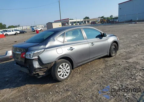 2015 Nissan Sentra S из США, поврежденный, VIN 3N1AB7APXFY307017